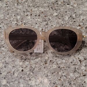 MaxMara light brown sunglasses
